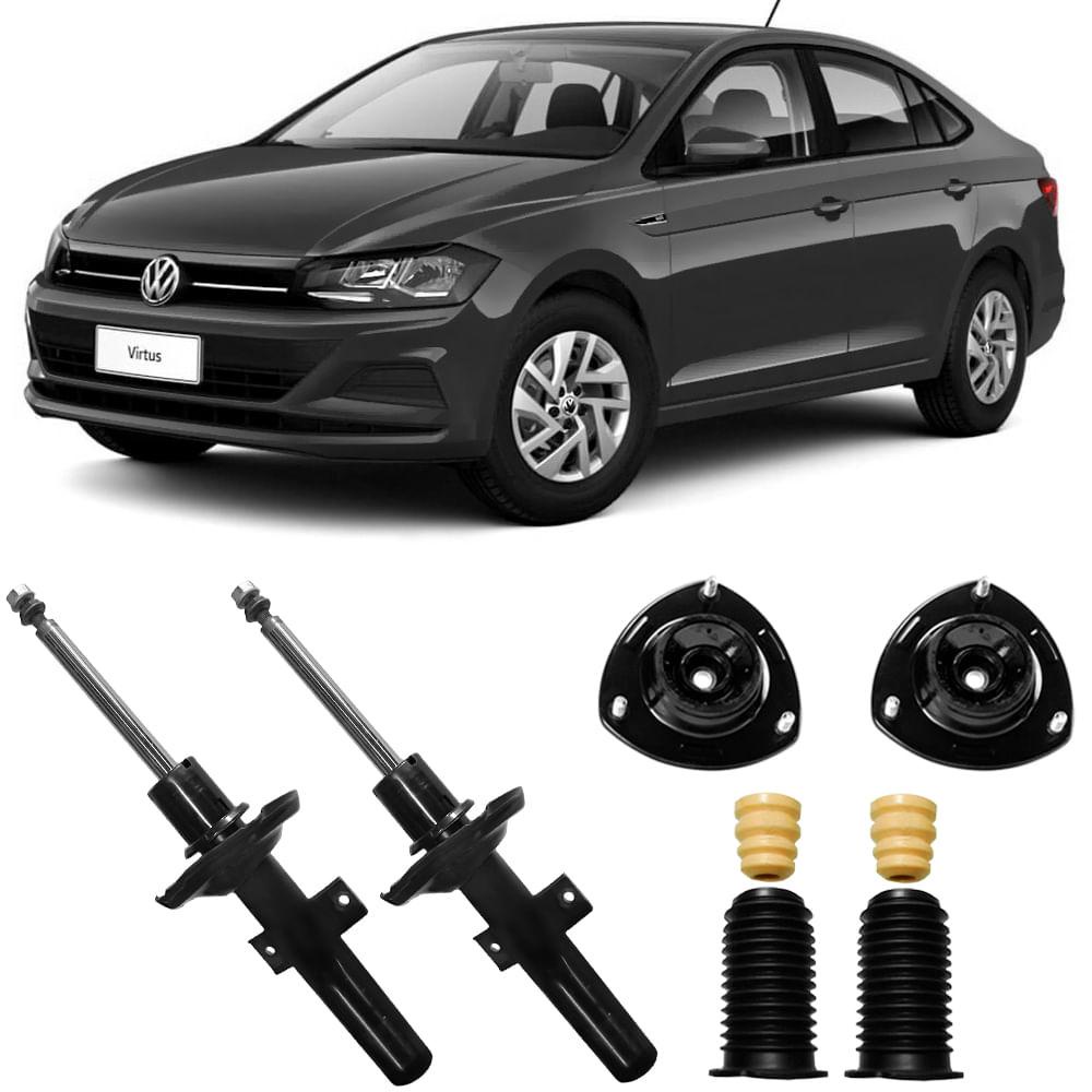 2 Amortecedor Polo Virtus 2018 A 2021 Dianteiro Nakata E Kit | Shopee ...