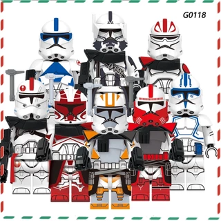 Série De Filmes Legionnaires Star Wars Clone Soldado Montado Blocos De Construção minifigure Brinquedos