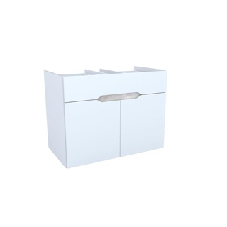 TOUCADOR TREVISO - BONATO - 60CM BRANCO/CARVALHO