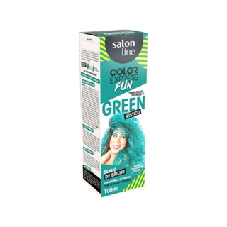Kit Tintura Tonalizante Salon Line Color Express Fun Green Místico