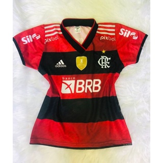 Baby Look Camisa Camiseta Feminina do Flamengo - Imperdivel