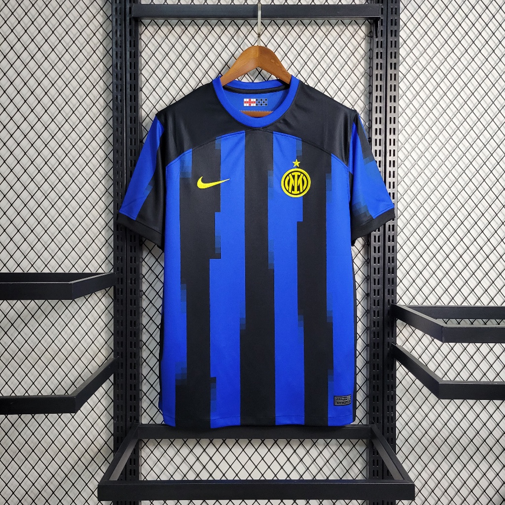 Novo 2023/24 Camisa de Time Inter Blusa Camisa De Futebol Tailandês