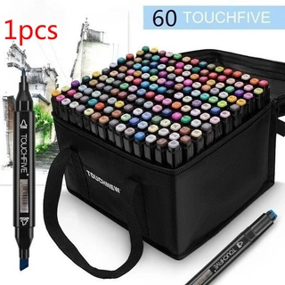 1pc Touchfive Copic Markers Sketch Set For Manga Design Caneta De Escova De Cabeça Dupla Para Material De Arte Escolar Agora