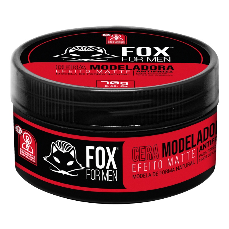 CREME PASTA CERA MODELADORA EFEITO MATTE 70g - FOX FOR MEN