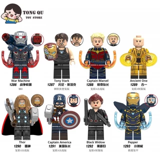Superhero Minifigures Ancient One Tony Stark Building Block Coleção de brinquedos Ornamentos mini modelo