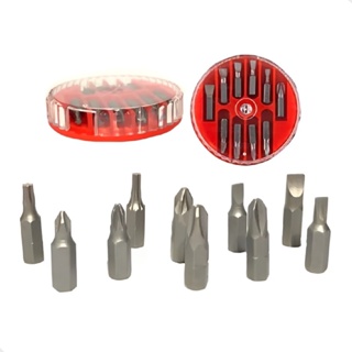 Bits Para Parafusadeira E Furadeira Com 10 Peças Aço Carbono