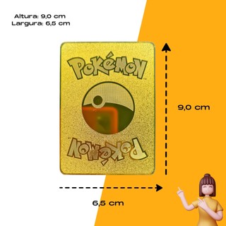 Carta Pokémon Em Metal - Pikachu Mario VMAX - Colecionável | Shopee Brasil