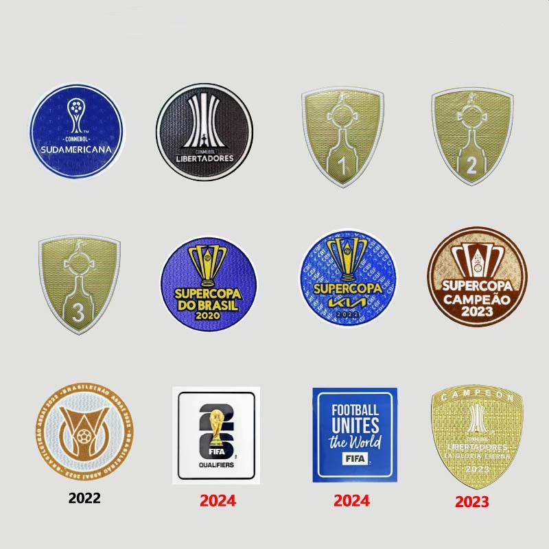 Campeonato do Mundo Crachá de futebol [Brasileirão] Botafogo 23/24 Patch de futebol Vasco [Libertadores] Sao Paulo Patch de honra