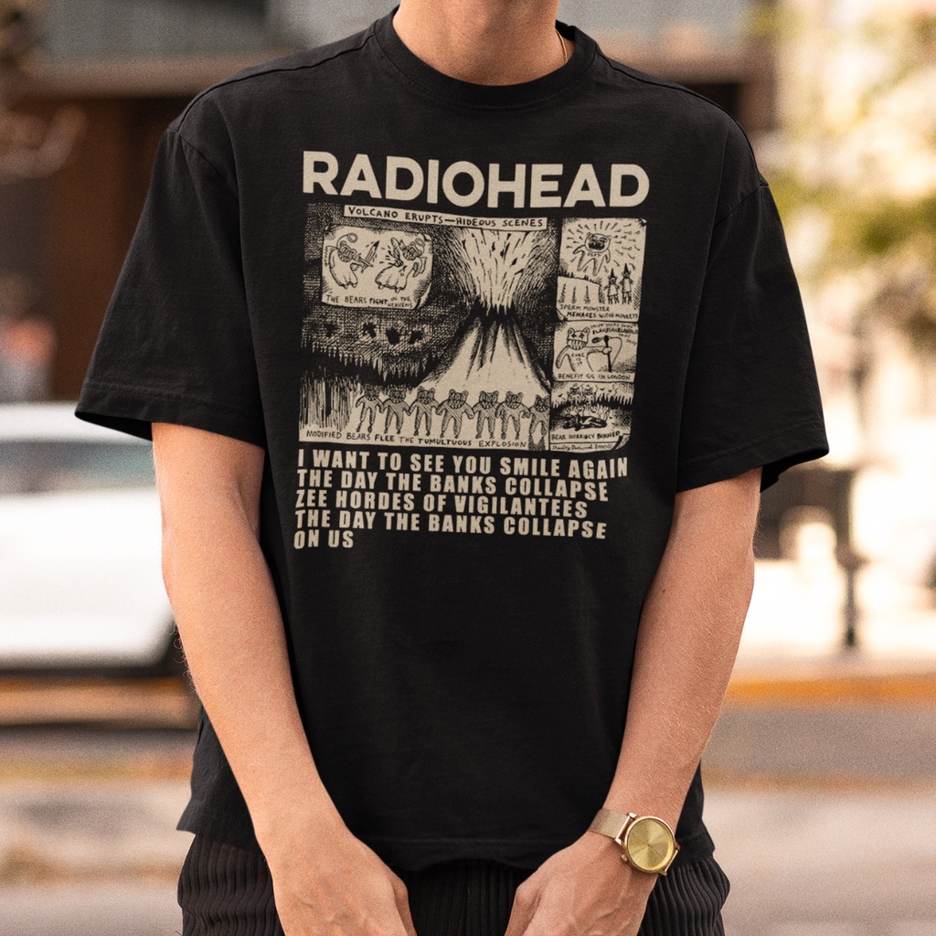 Camisa Básica Radiohead Hail Unissex Thief Álbum Banda Rock