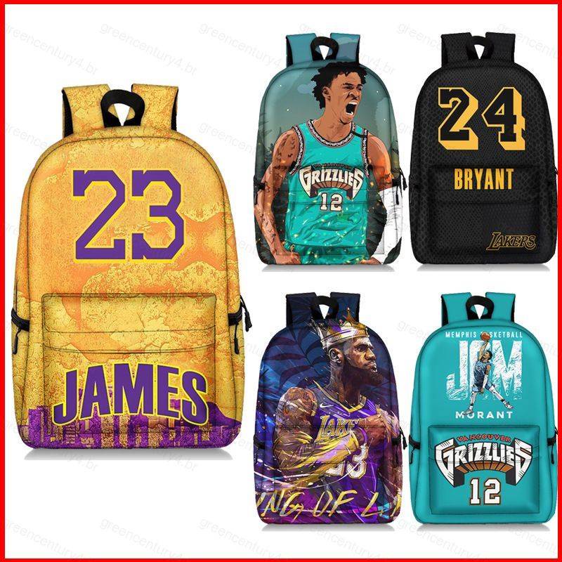 Doly LeBron James Men Backpack Mochila Estudantil Los Angeles Lakers De Viagem Ao Ar Livre Grande Capacidade Shopee Brasil