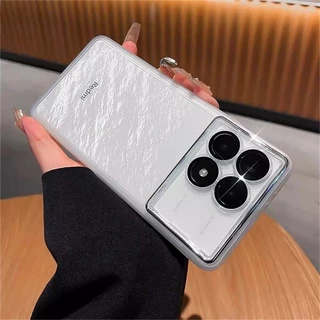 Para Xiaomi Poco X6 Pro X5 X4 GT X3 5G Capa Transparente À Prova De Choque Com Tampa De Câmera Protetora De Lente