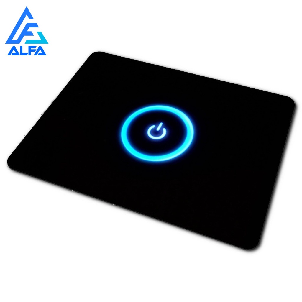 Mouse pad com tecido polytec antiderrapante Exbom MP-2218E SÉRIE PRETO ...