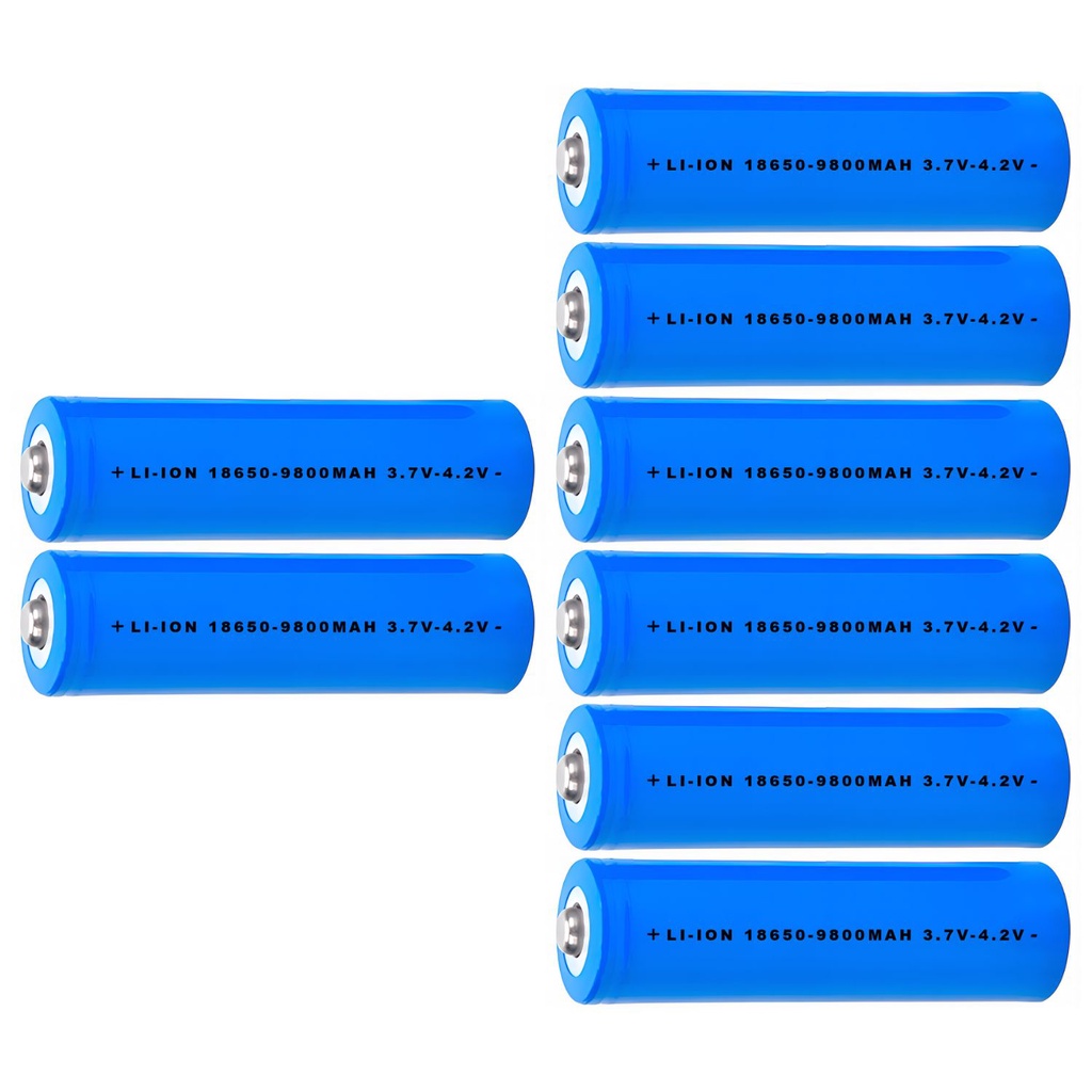 Pilha Recarregavel Com 8 Unidades UltraFire BRC 18650 9800 mAh
