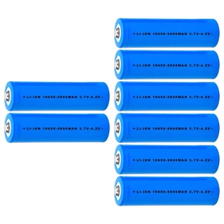 Pilha Recarregavel Com 8 Unidades UltraFire BRC 18650 9800 mAh