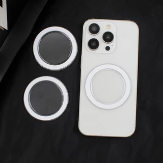 Porta Telefone Magnético Chassi Cor Sólida Alta Transparente Suporte Magsafe Base Móvel HF