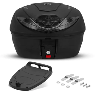 Baú Bauleto Maleiro Caixa 35 Litros Pro Tork Smartbox 4 Base Para Entrega Entregador Motoboy Viagem