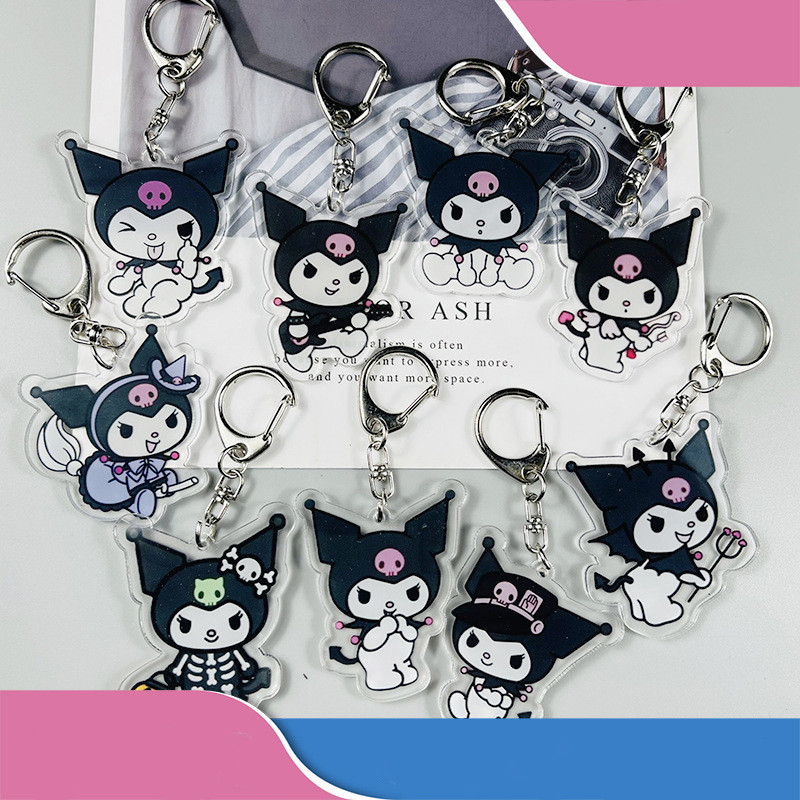 Chaveiro Kuromi Sanrio Pequeno Pingente Presente Criativo Menina ...