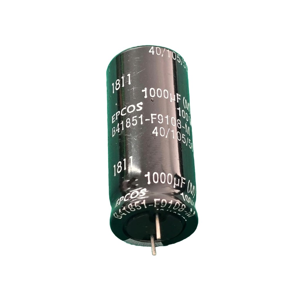 Condensatore Elettrolitico RUBYCON 1000uF 100V 105&deg;C - 25x30mm, VXG Series, PET Sleeve