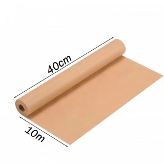 Papel Kraft 80g Com 40cm De Largura x 10 Metros Monolúcido
