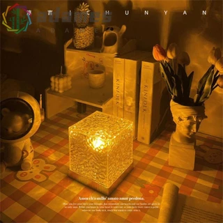 Luz Nocturna Projetor ADAMES , Com Onda Marinha 16-Cores Rotativa De Água , Lâmpada De Iluminação Criativa Druable Cristal Remota Quarto De Cabeceira