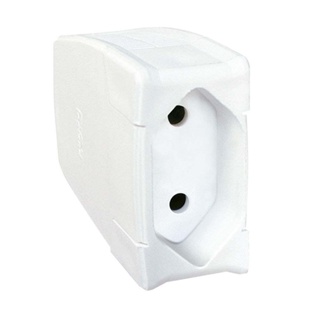 Plugue Prolongador bipolar 20A branco Pial