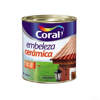 Esmalte brilhante Embeleza Cerâmica 900ml Coral
