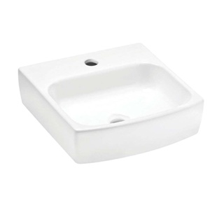 Cuba para banheiro de apoio retangular 43x42cm com mesa Bali branca Celite
