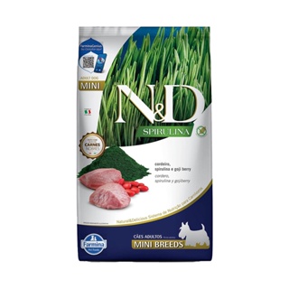 Ração ND Spirulina Para Cães Adultos Mini Cordeiro 2Kg