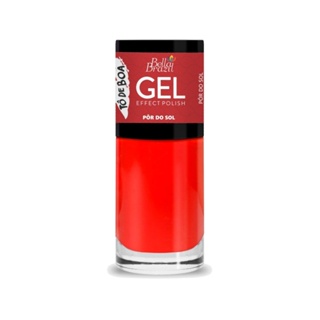 Esmalte Bella Brazil Tô De Boa Efeito Gel Pôr Do Sol