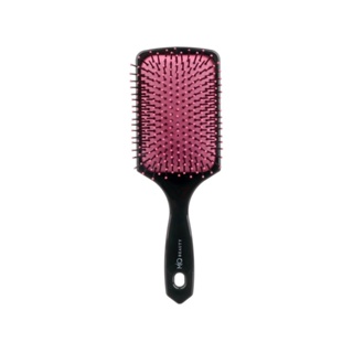 Escova De Cabelo Mq Beauty Raquete Almofadada Nylon Black Grande 05.020