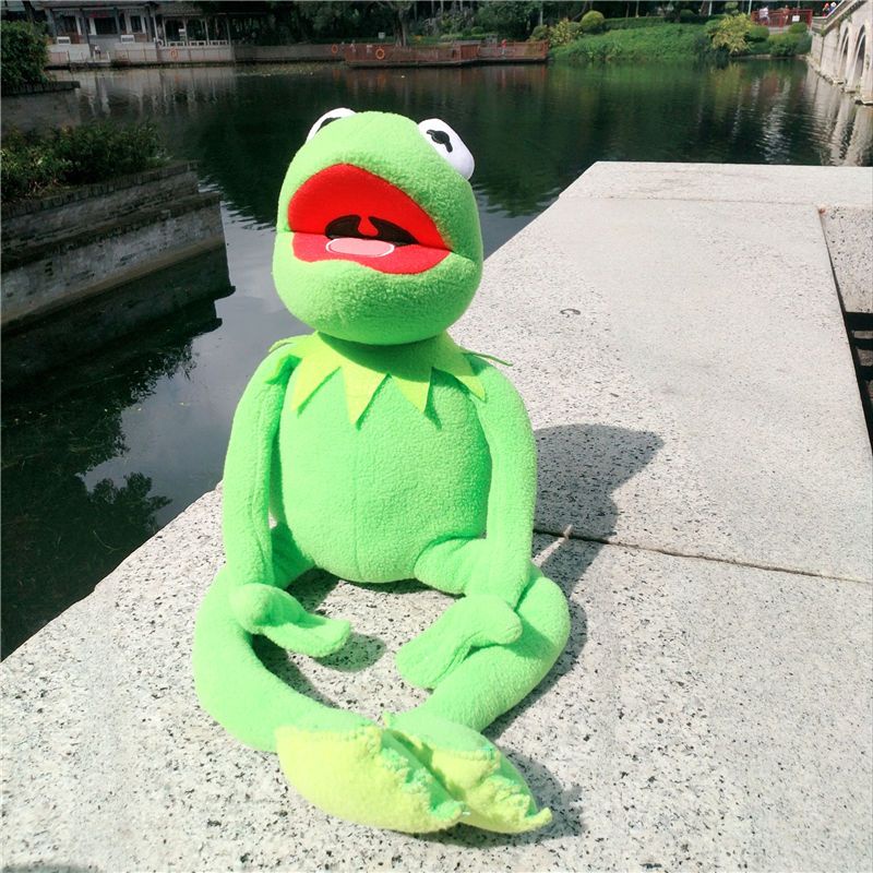 Influenciador Quack Little Frog Frog Kumite Doll Doll Doll Puppet Toy ...