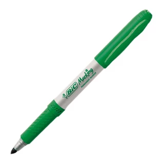 Pincel marcador permanente Marking Verde 971142 Bic em Oferta na Shopee