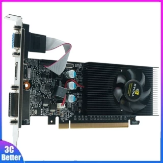 GT730 2GB DDR3 Placa Gráfica Para Jogos De Computador De Alto Desempenho Com Ventilador De Resfriamento Cartão De Memória De Vídeo De Baixo Ruído