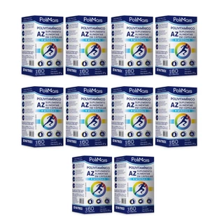 Kit 10x Polimais A-z Total 60 Capsulas (polivitaminíco)