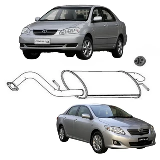 Escape Silencioso Traseiro Toyota Corolla 1.6 de 2002 até 2010.