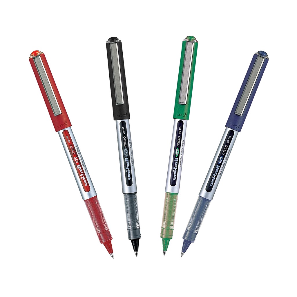 Caneta Uni Ball Eye Micro 0.5mm Rollerball Pen UB-150 Ponta Extra Fina Escrita Macia