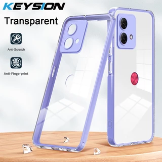 KEYSION Capa Transparente À Prova De Choque Para Motorola MOTO G84 G54 5G De Silicone TPU Macia + PC Edge 40 Neo