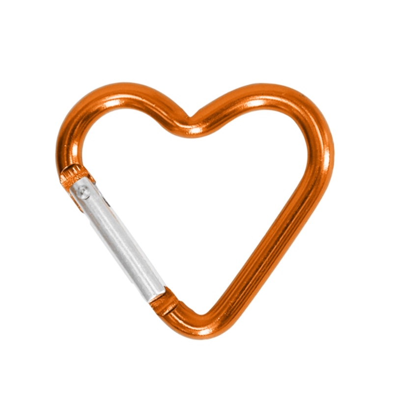 BASICS⭐︎HEART CARABINER Perfect Accessory Gift, Aluminum Heart Carabiner Hook Cli