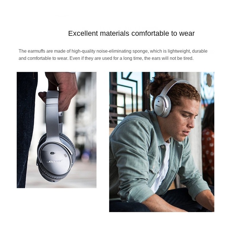Bose QuietComfort 35 Fones de Ouvido Sem Fio Com Noise