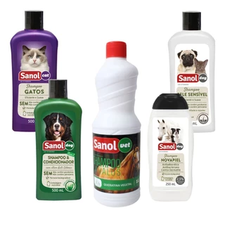 Shampoo Veterinario Animais Escolha Seu Sanol Dog Novapiel