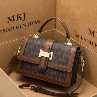 Saco Feminino de Luxo Leve Saco de Couro Genuíno Saco de Couro Crossbody Small Square Bag ins New Style Fashion All-Match Elegante Saco de Couro Genuíno Saco de Ombro para Senhoras Mochila Boutique