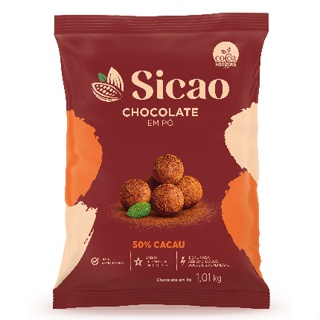 Chocolate em Pó 50% Cacau 1,01kg - Sicao