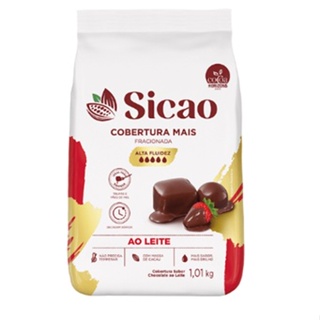 Cobertura Mais Fracionada ao Leite Alta Fluidez 1,01kg Gotas - Sicao