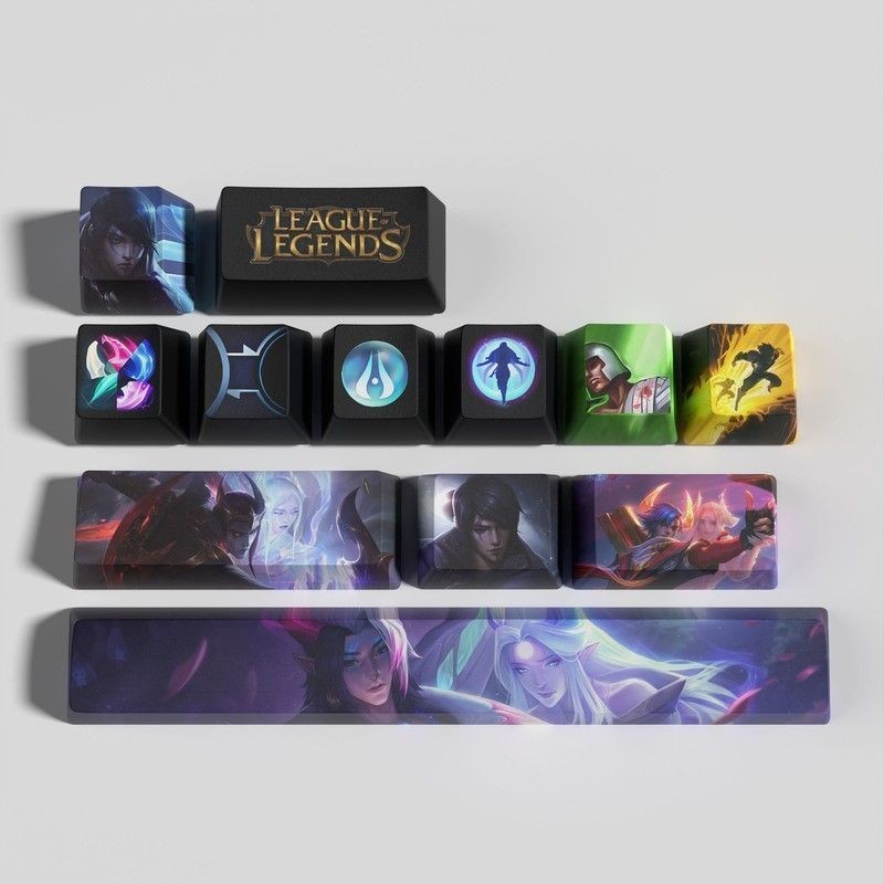 Ephelyus League of Legends Keys OEM Altura PBT Material lol Habilidade ...