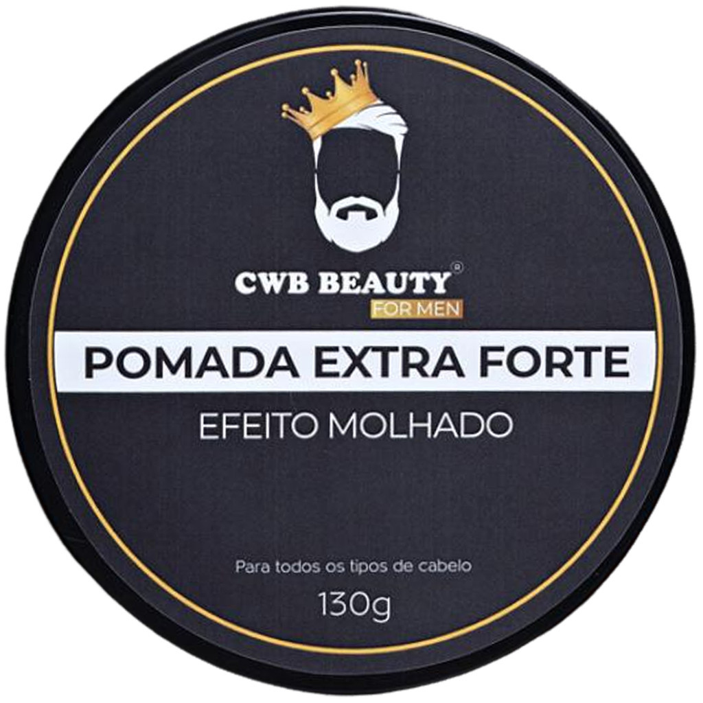 Pomada Efeito Molhado Cabelos Masculino Extra Forte Fixa Penteado ...