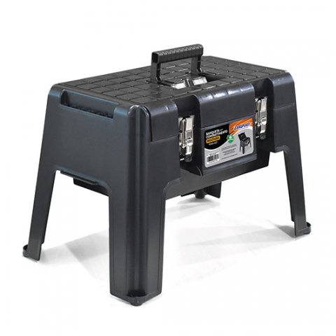 Banco Banqueta Com Particao Ferramentas Trava De Aco Preta