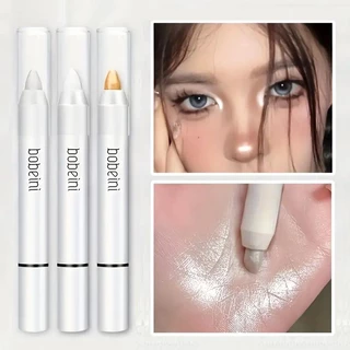 Caneta De Sombra De Olhos Brilhantes Deitado Com Bicho-Da-Seda