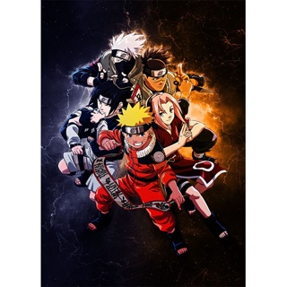 Quadro Naruto Desenho Animado Decorativo 160X80 em Promoção na