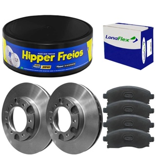 Kit Pastilha Disco Chevrolet D20 93 A 94 Dianteiro Ventilado