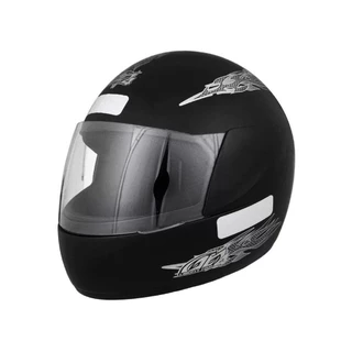 Capacete Fechado Pro Tork Preto Fosco 56 Viseira Cristal Casco ABS Natural Forro Nylon Antialergico